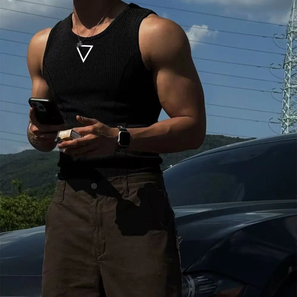 Men’s Quick - Dry Sleeveless Fitness Top - Lia_Store