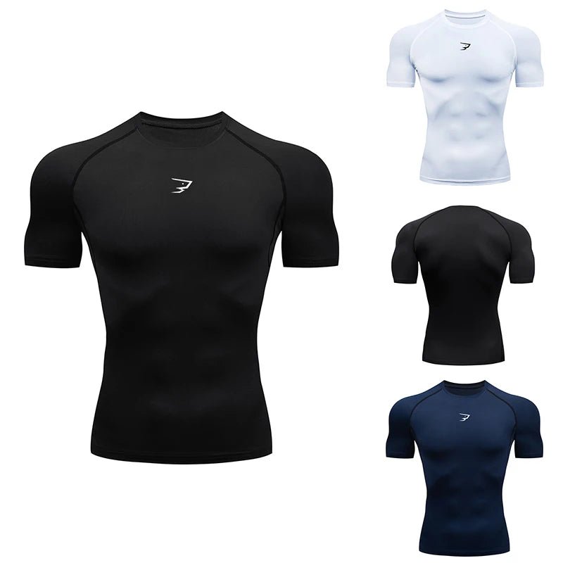 Men’s Running Compression T-Shirt Gym - Lia_Store