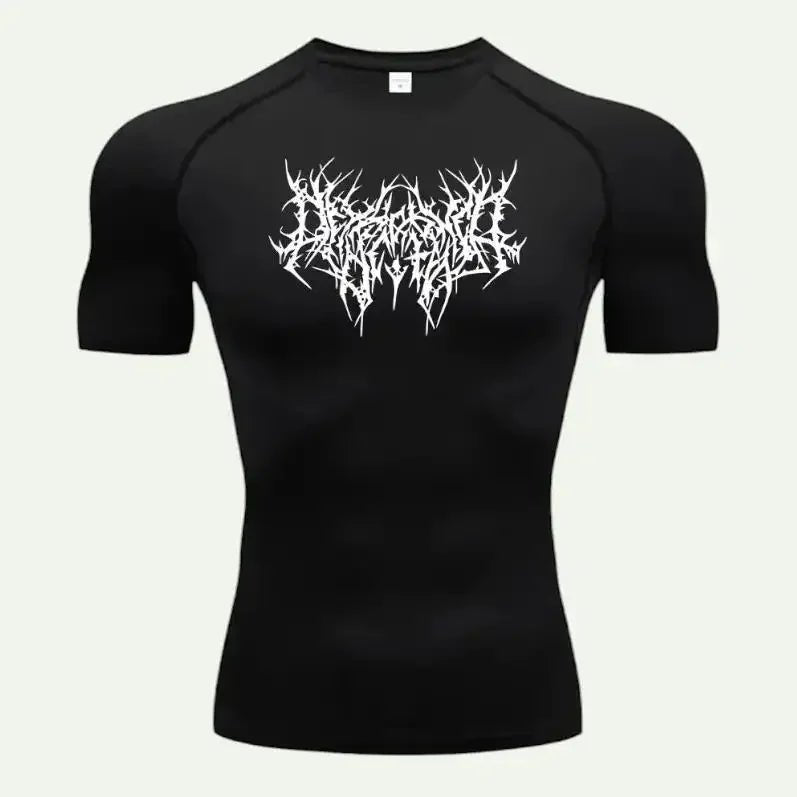 Men’s Skeleton Compression T-Shirt Gym - Lia_Store