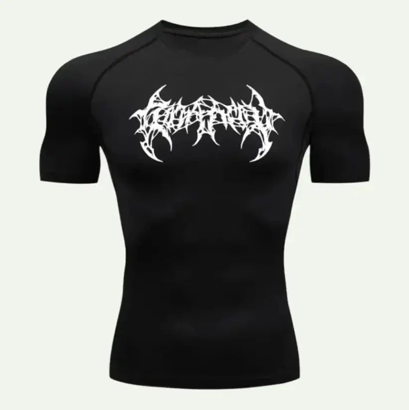 Men’s Skeleton Compression T-Shirt Gym - Lia_Store