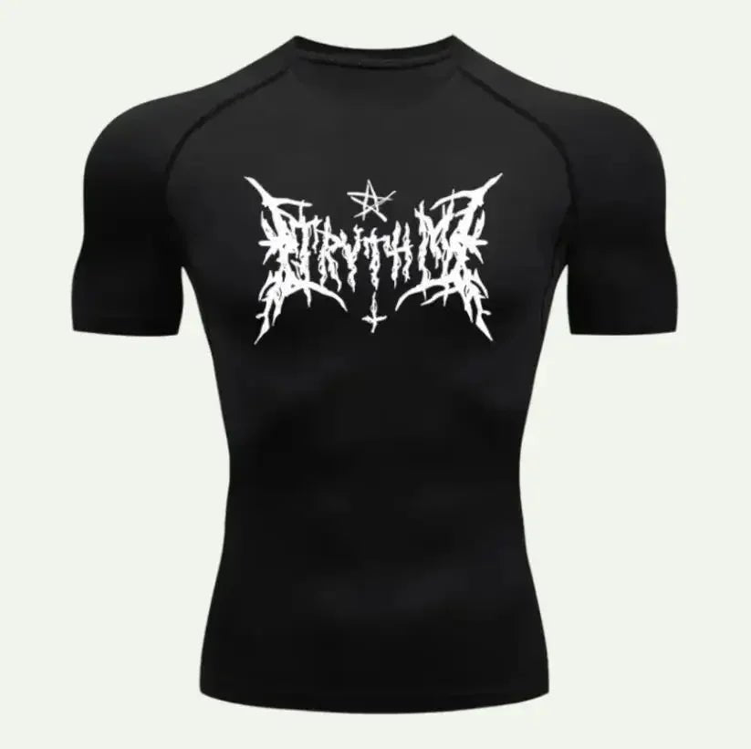 Men’s Skeleton Compression T-Shirt Gym - Lia_Store