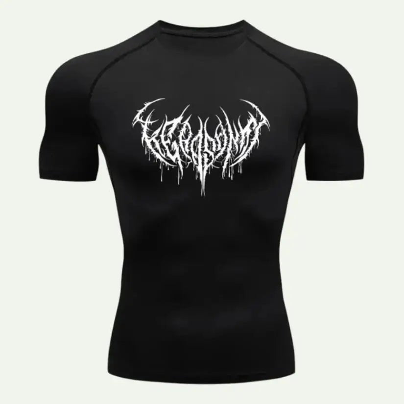 Men’s Skeleton Compression T-Shirt Gym - Lia_Store