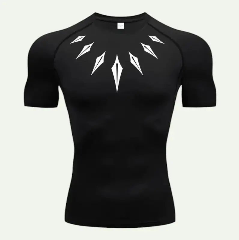 Men’s Skeleton Compression T-Shirt Gym - Lia_Store