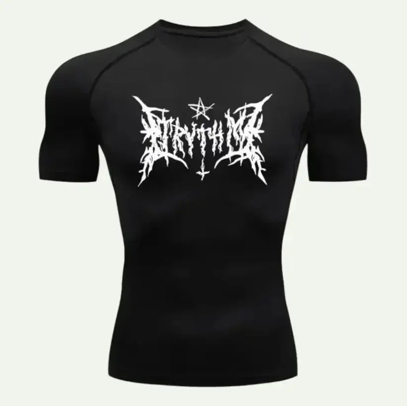 Men’s Skeleton Compression T-Shirt Gym - Lia_Store