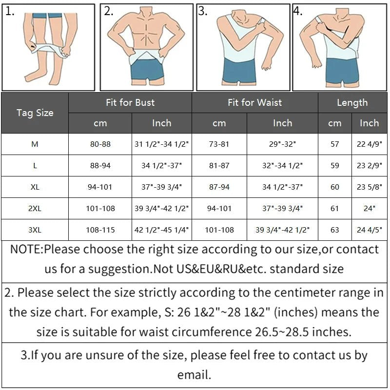 Men’s Slimming Compression Shapewear Vest – Tummy & Chest Control - Lia_Store