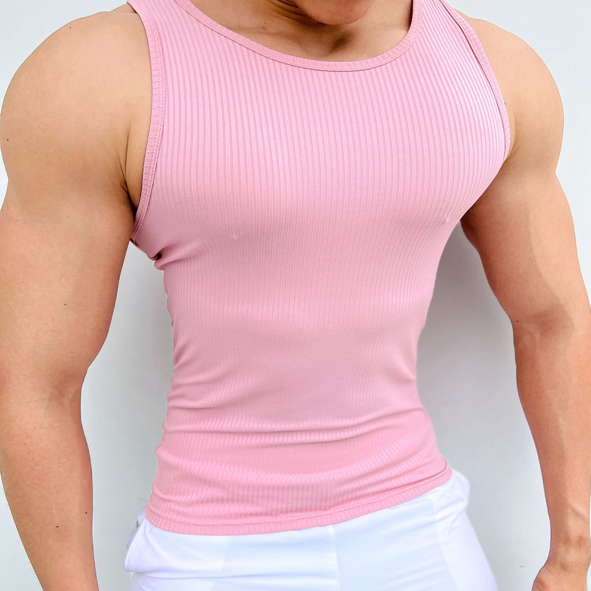 Men's Stretch Tight Sports Vest - Lia_Store