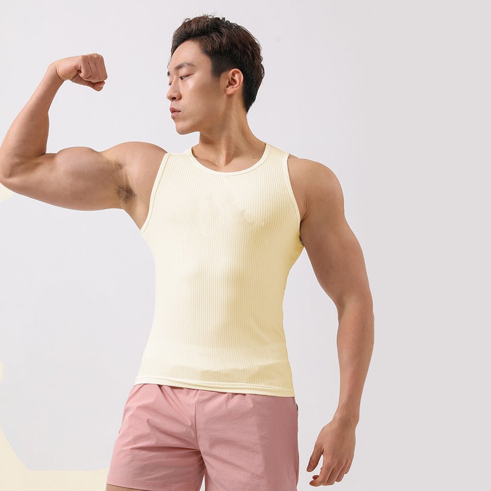 Men's Stretch Tight Sports Vest - Lia_Store