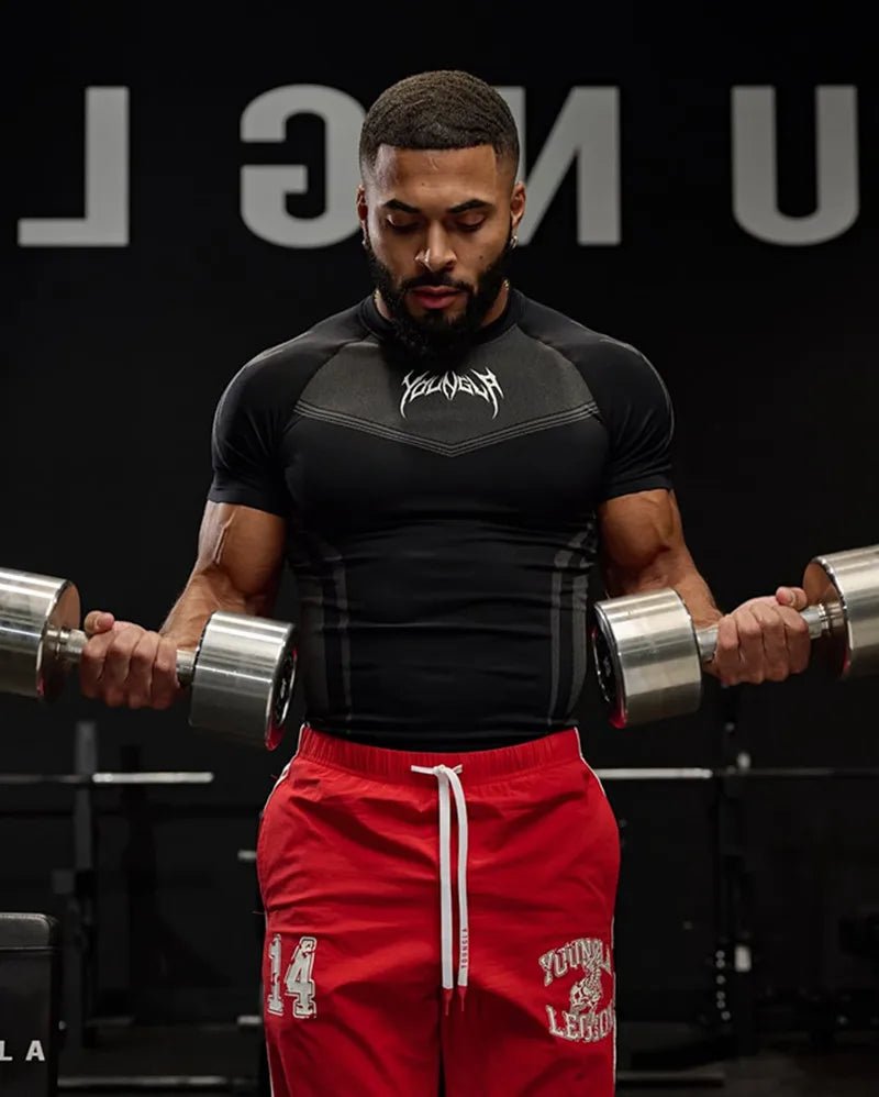 Men’s Tight Quick - Dry Sports Tee fitness gym - Lia_Store