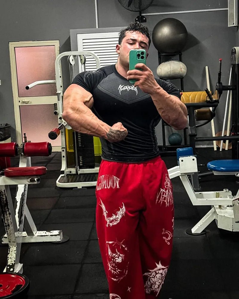 Men’s Tight Quick - Dry Sports Tee fitness gym - Lia_Store