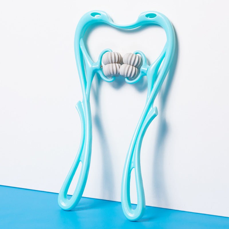 Multifunctional Manual Six - wheel Neck Massager Massage Relieve Roller Massage Tool - Lia_Store