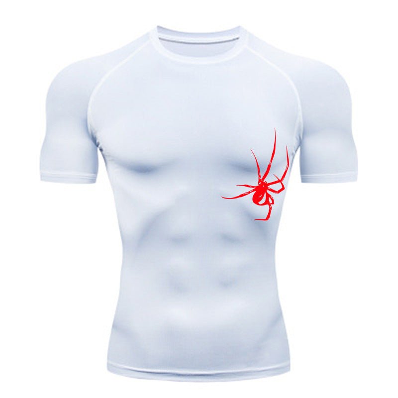 Quick Drying Clothes Sports T-shirt Running Base Clothing Gym Training Tights - Lia_Store