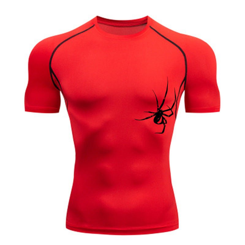 Quick Drying Clothes Sports T-shirt Running Base Clothing Gym Training Tights - Lia_Store