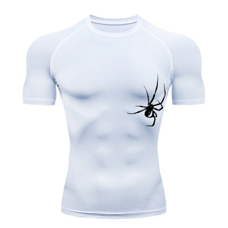 Quick Drying Clothes Sports T-shirt Running Base Clothing Gym Training Tights - Lia_Store
