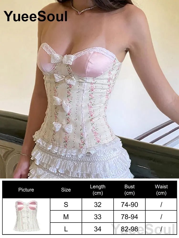 Sexy Slim Tube Crop Top Y2K - Lia_Store