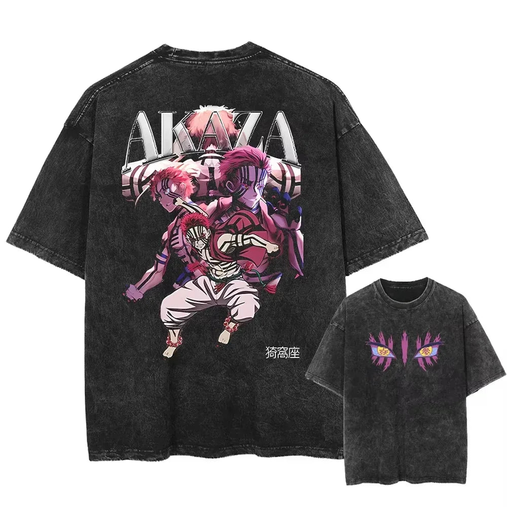 Streetwear Anime Graphic Oversize T-Shirt – Men’s Harajuku Cotton Tee - Lia_Store