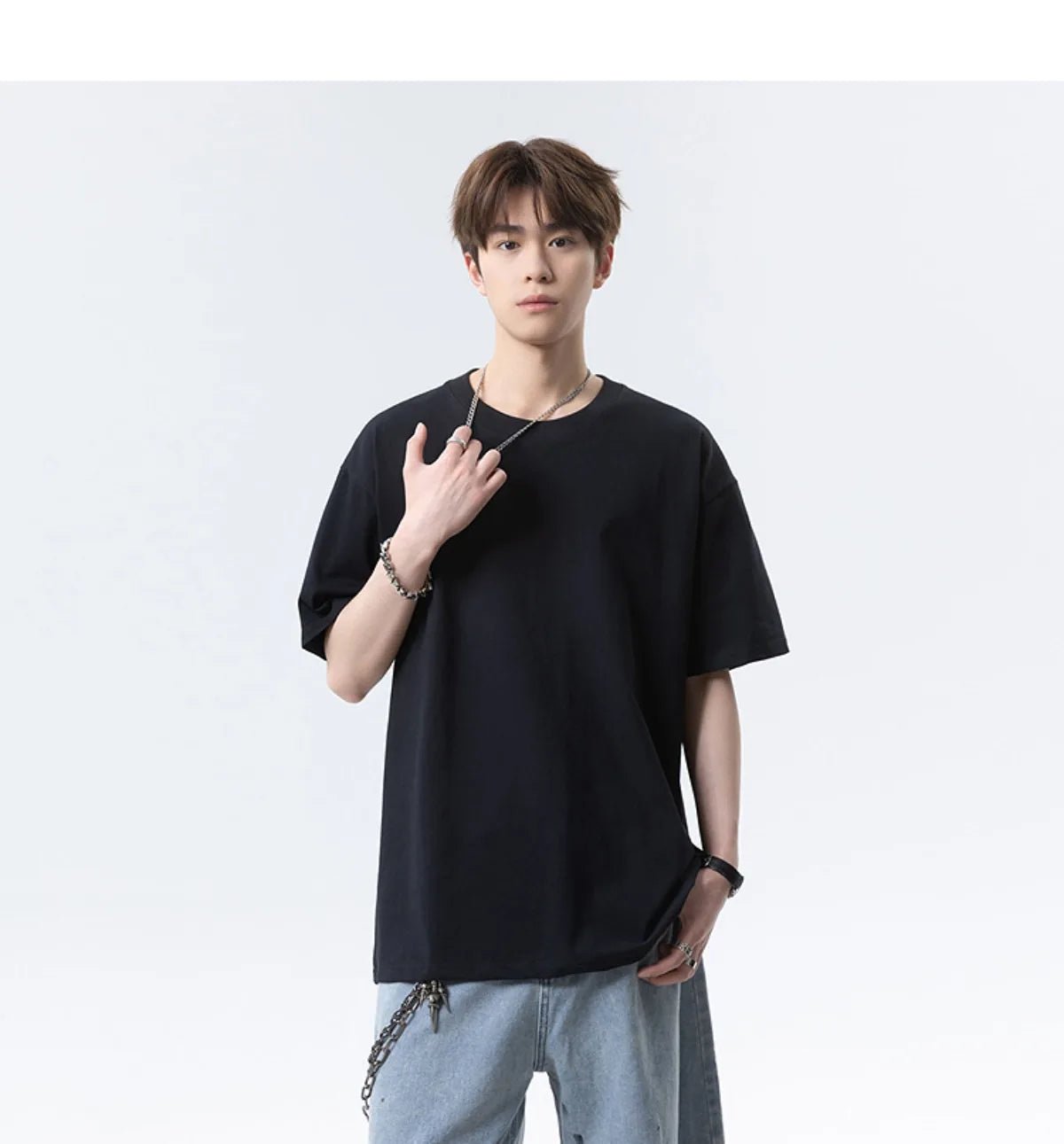 Summer Loose - Fit Men’s O - Neck T-Shirt – Casual Streetwear - Lia_Store