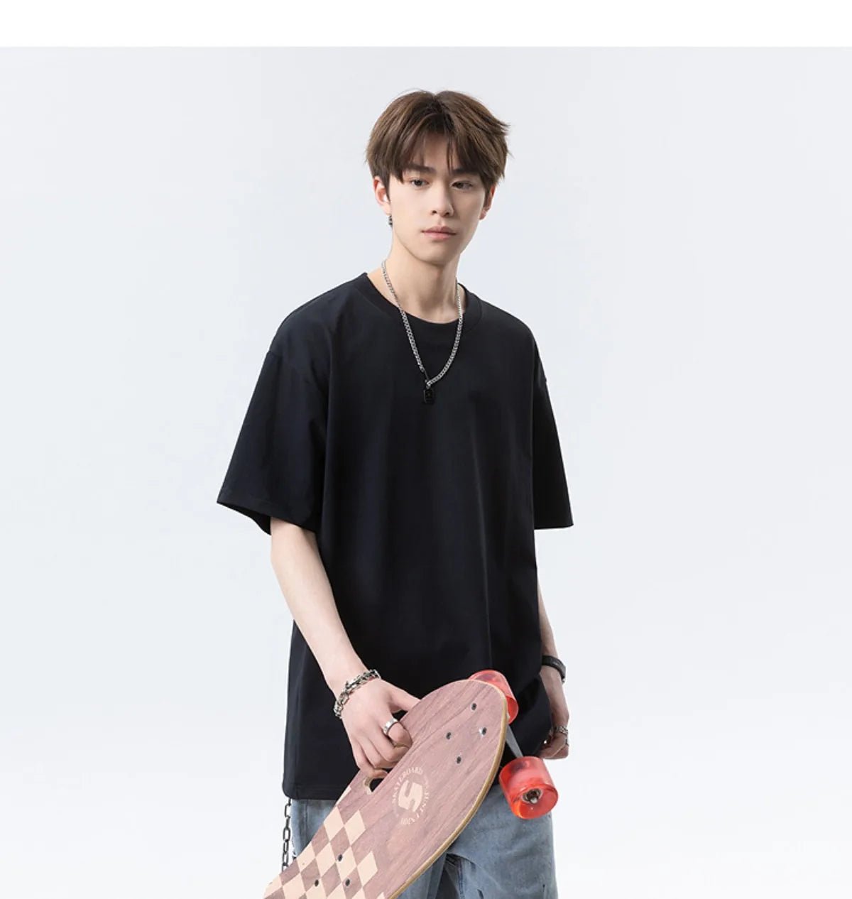 Summer Loose - Fit Men’s O - Neck T-Shirt – Casual Streetwear - Lia_Store