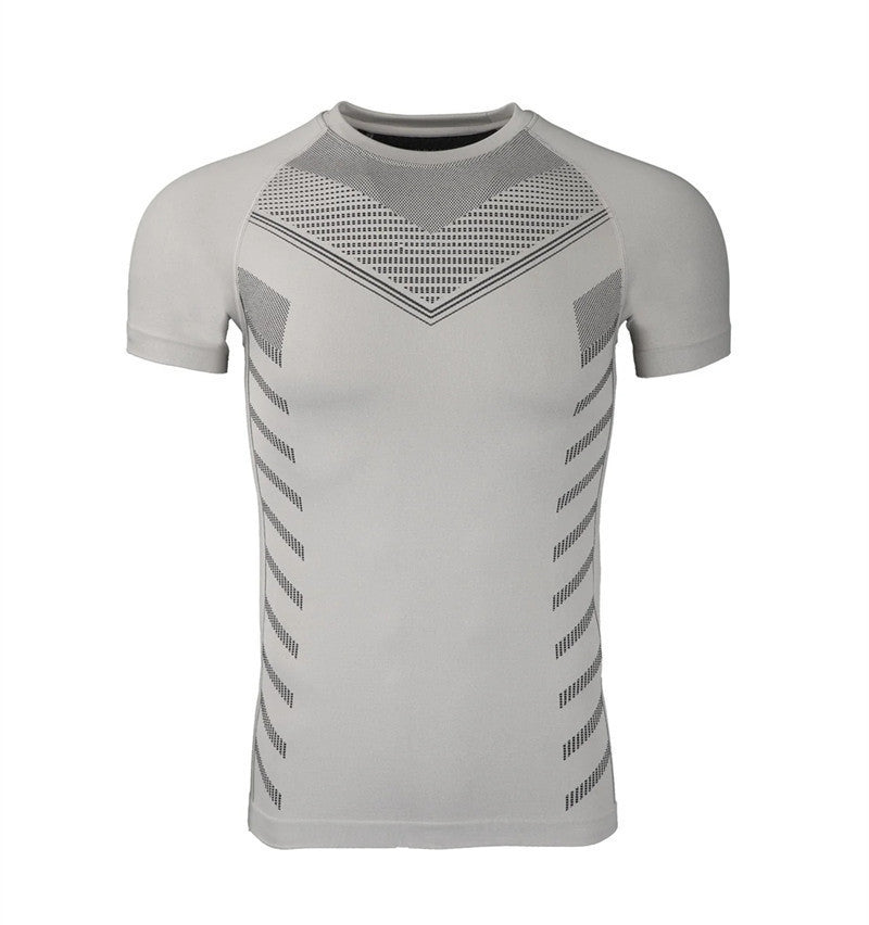 Tight Sports Fitness Summer Small Round Neck Short Sleeve - Lia_Store