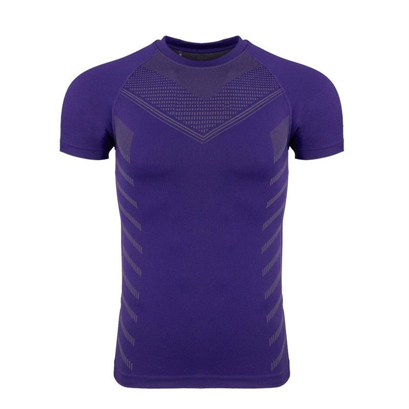 Tight Sports Fitness Summer Small Round Neck Short Sleeve - Lia_Store