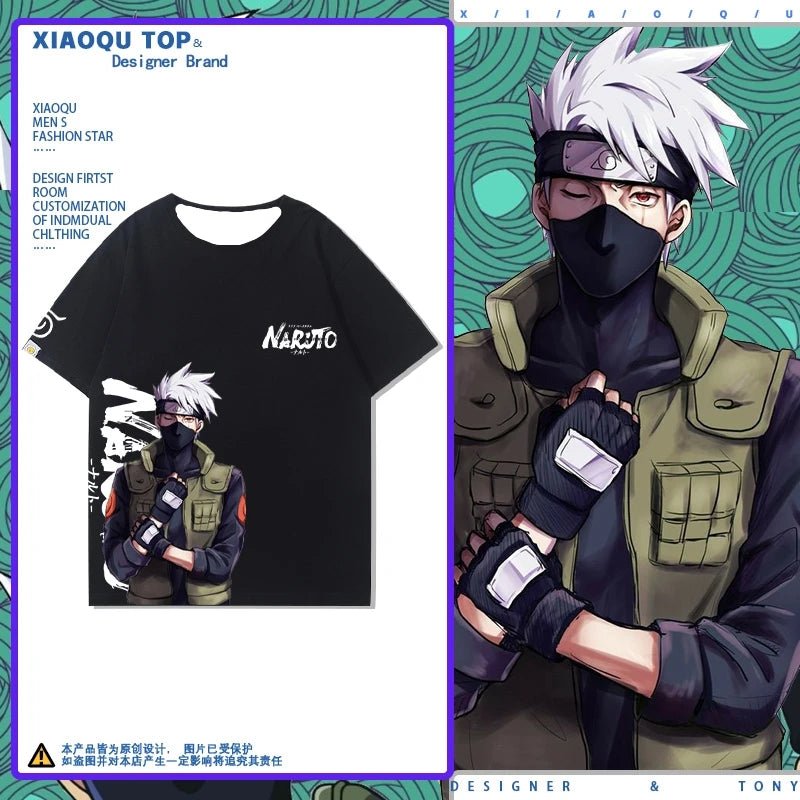 Unisex Crew Neck T-Shirt Naruto - Lia_Store