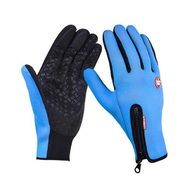 Winter Gloves Touch Screen Riding Motorcycle Sliding Waterproof Sports Gloves With Fleece - Lia_Store