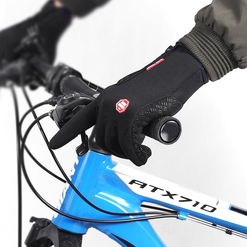 Winter Gloves Touch Screen Riding Motorcycle Sliding Waterproof Sports Gloves With Fleece - Lia_Store