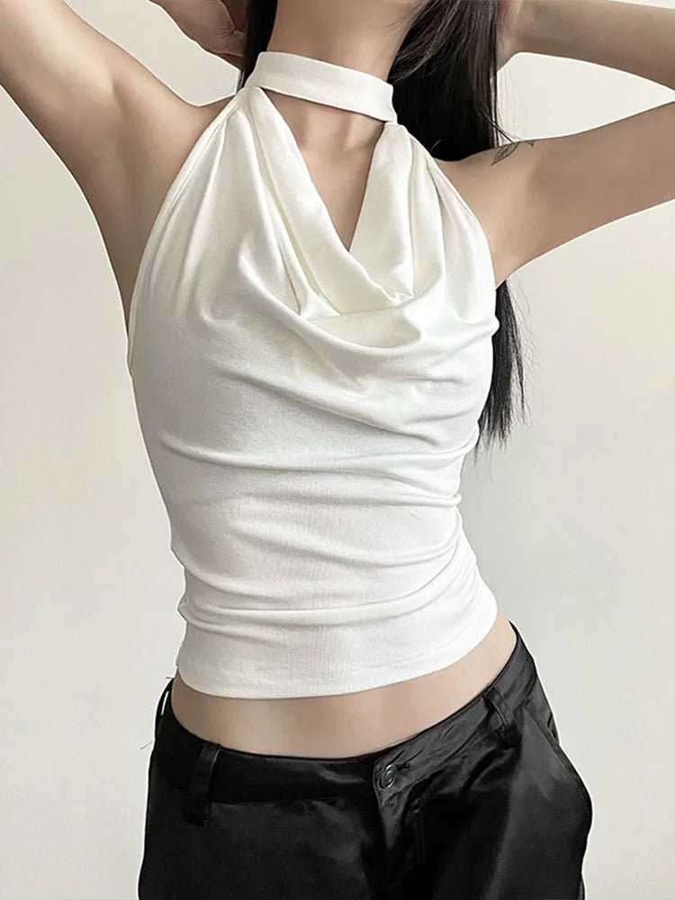 Women Halter Vest Summer Streetwear - Lia_Store
