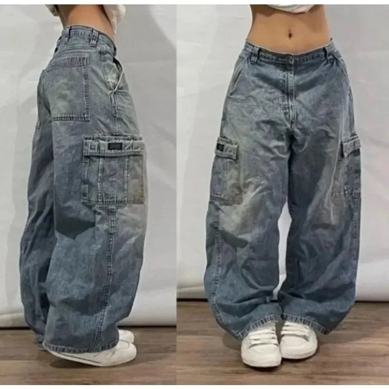 Y2K Oversized Baggy Jeans for Women - Lia_Store