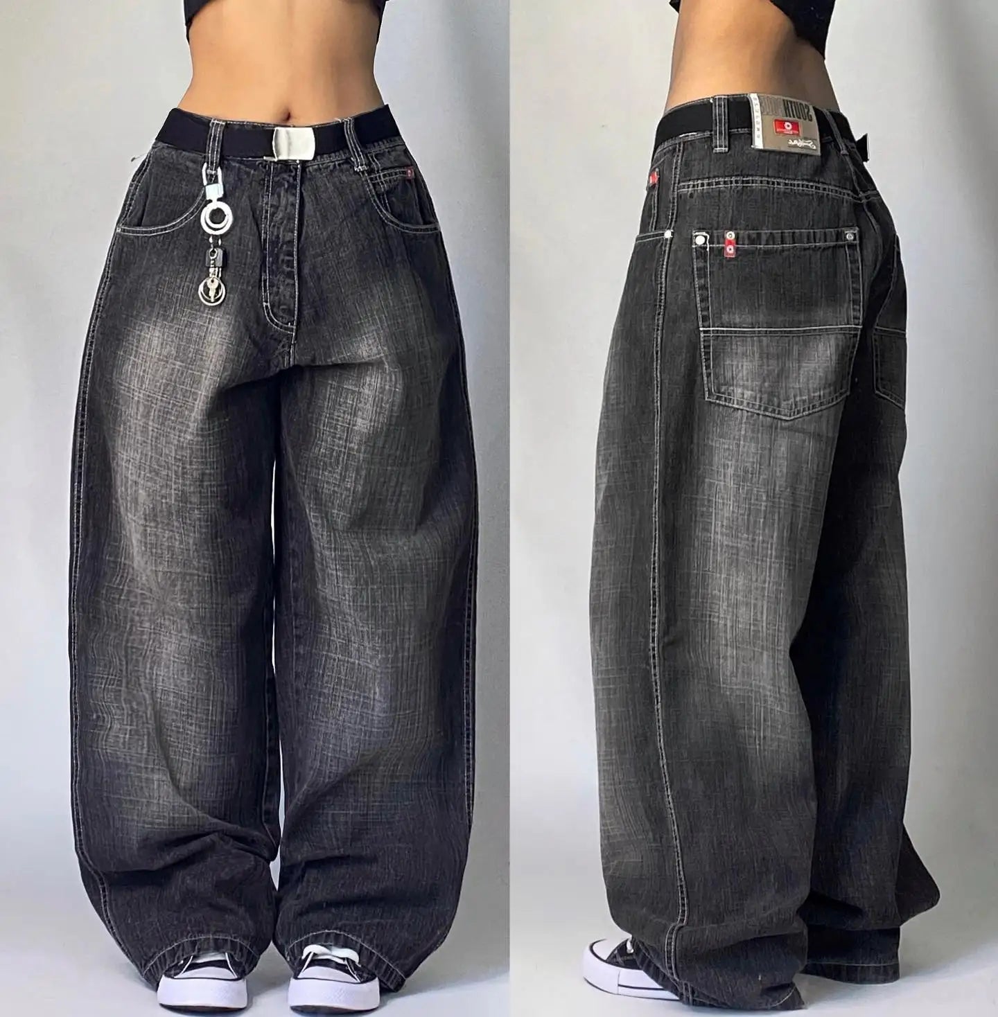 Y2K Oversized Baggy Jeans for Women - Lia_Store
